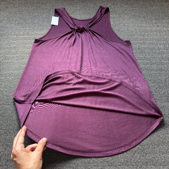 Plum Purple NWT Tank Top XS/S Yoga Workout Activewear - Picture 13 of 16